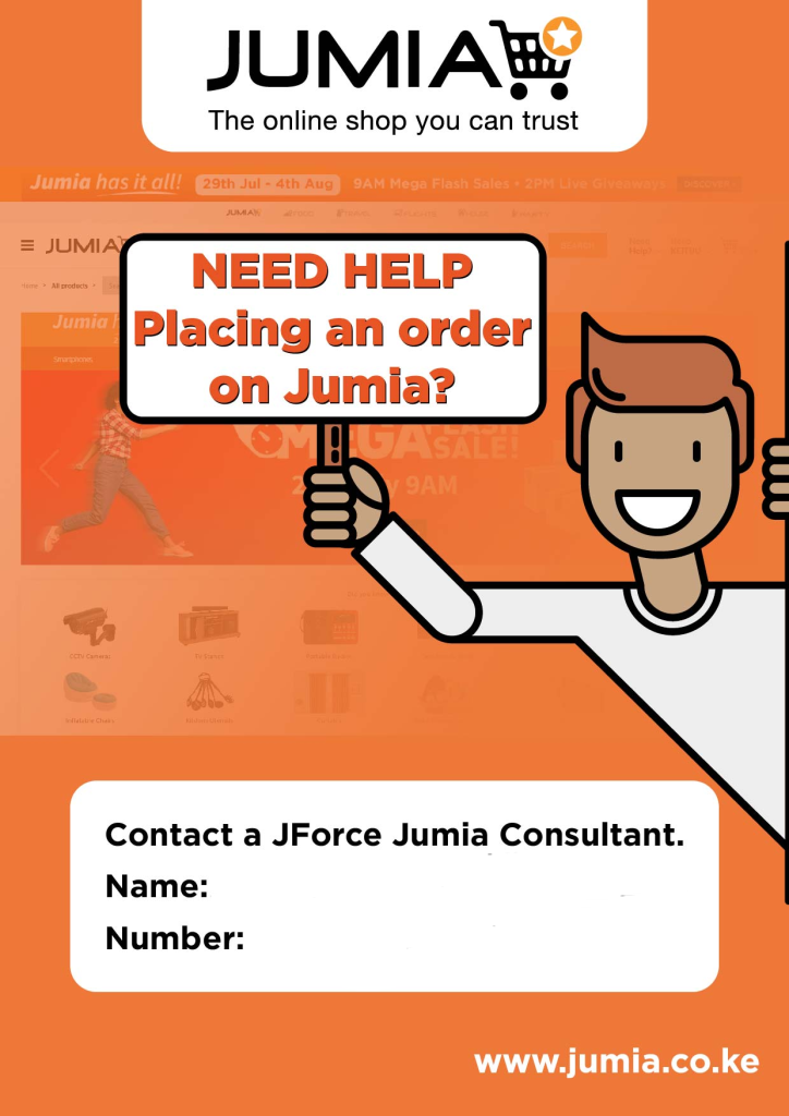 How to order on Jumia as a Jforce agent