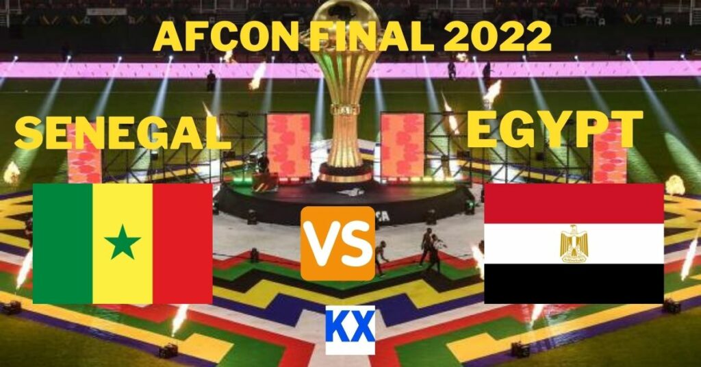 senegal vs egypt tv channel afcon final 2022