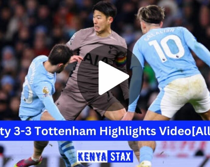 Man City 3-3 Tottenham Highlights Video[All Goals]